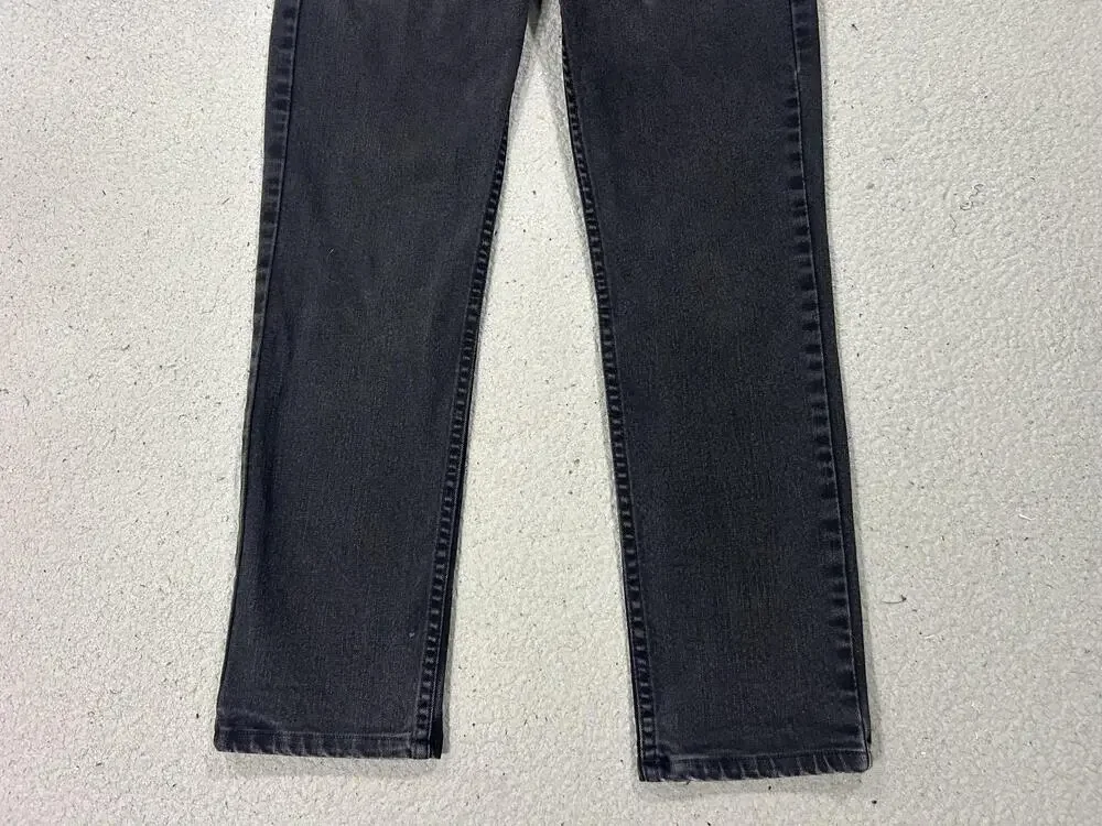 Levis 511 Jeans Mens 28x26 Gray Slim Fit Stretch Denim Charcoal Wash Zip Fly